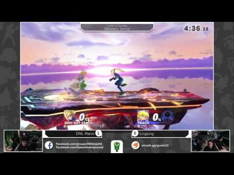 GUMS 12 Singles (Winner's Semis) - DNL Marss (ZSS) vs UG Lingling (Peach/Diddy)