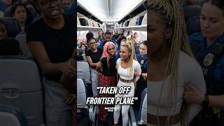 3 Ghetto Black Women Removed and Arrested on Frontier Flight #shorts