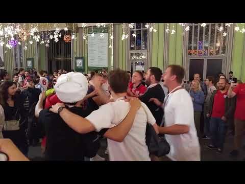 12.07.2018 WC2018. Moscow, Nikolskaya after Croatia-England