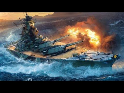 WOWS World of Warships PC game Tier 10 Shikishima 340k 5 kill  full secondary build random match