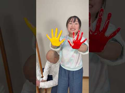混ぜたら何色？Red＋Yellow＝？ #shorts #funny #comedy
