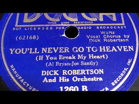 You’ll Never Go To Heaven - Dick Robertson And His Orchestra 1937