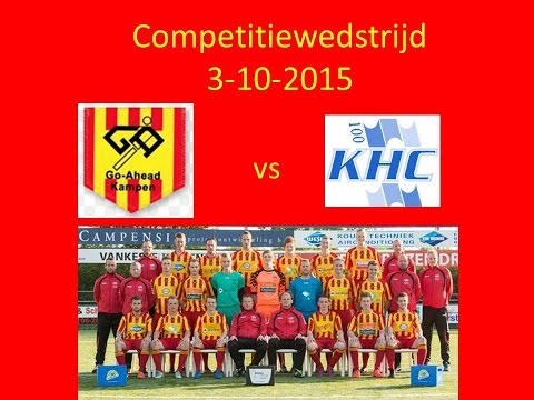 Samenvatting Go-Ahead Kampen - KHC Kampen van 3 oktober 2015