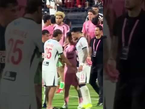 Se emociono tras intercambiar camisetas con Leo Messi