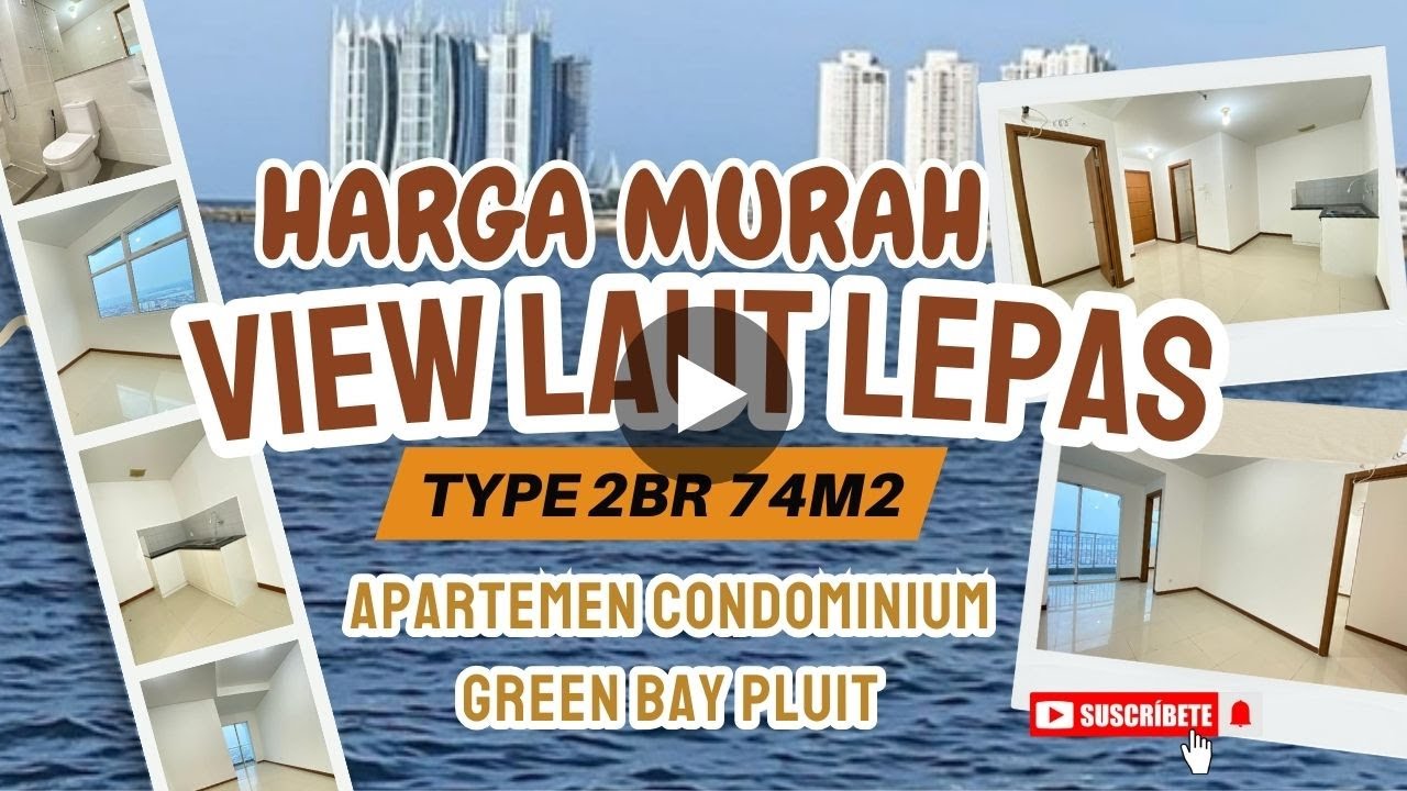 Condominium Green Bay Pluit 2Br 74M² View & Lifestyle Area Baywalk, Gym, Taman Bermain, Swimming Pool Nuansa Hadap Laut, Sauna