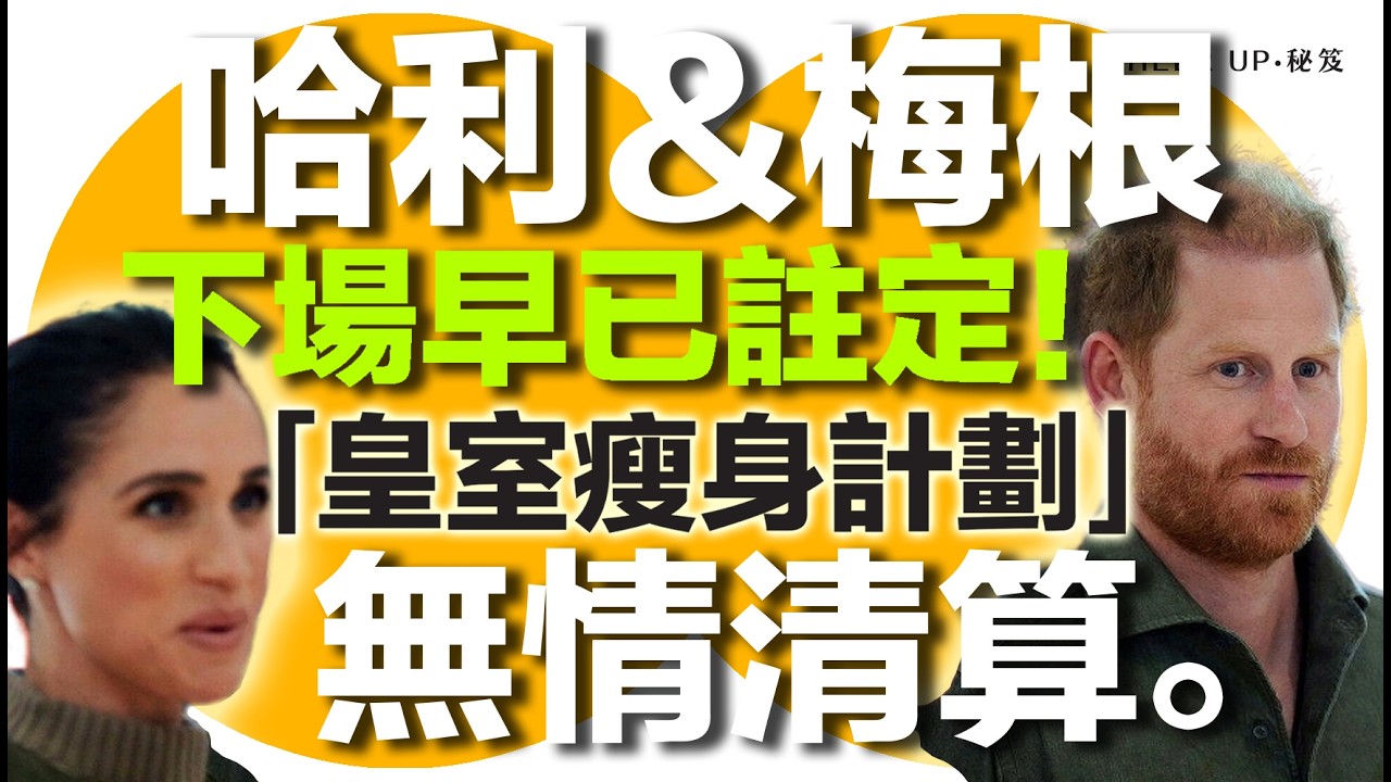Cheer up 秘笈 | 哈利&梅根下場早已註定！|「皇室瘦身計劃」無情清算。| 哈利梅根想要嘅嘢，終究只係一場空？ |廣東話