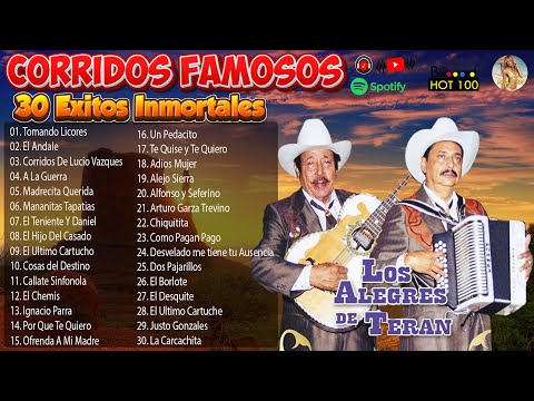 Los Alegres De Teran - 30 Exitos Inmortales - Rancheras, Rancheras y Más Rancheras