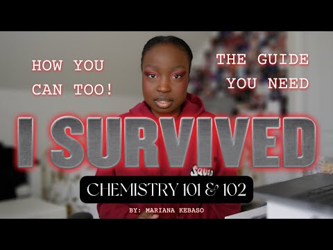 how to get an A in general chemistry I & II | chem 101 & 102