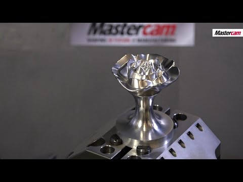 Mastercam 2022 | CNC Machining Rose | CAD/CAM-Software