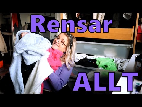 RENSAR HELA GARDEROBEN
