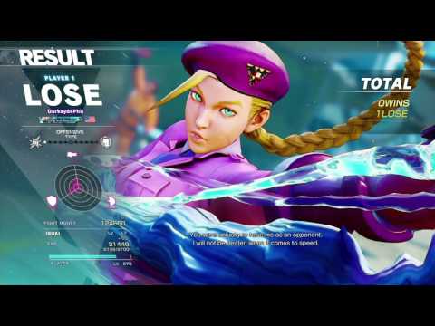 Street Fighter V: Ibuki Online MP pt10 - vs. Mashing Pink Cammy