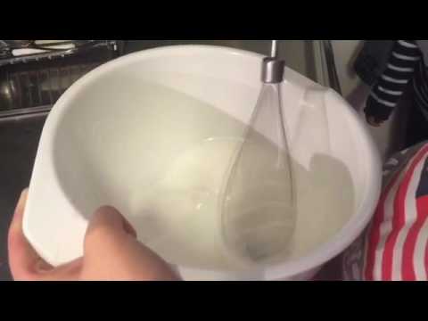 Hur du bakar en maräng (Marängskola recept) - äggvitan blir inte skum