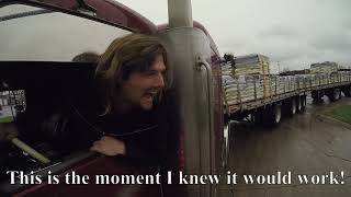 STRESSFUL SITUATION BACKING B-TRAIN TRUCKS!!