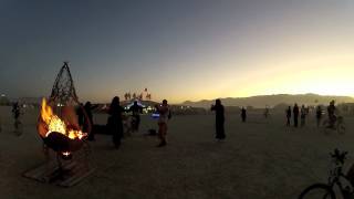 Monday evening walkabout at Burning Man 2012 (Ambient Sound)