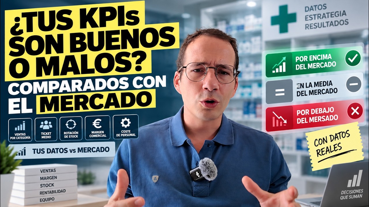 Cómo saber si tus KPIs de farmacia son buenos o malos comparados con el mercado