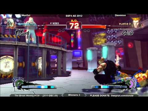 The Break #139 - SSF4ae 2012 W3 - MaxOut VS Dieminion