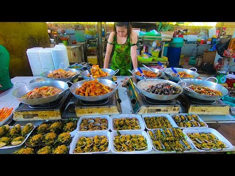 Độc đáo nhất Sài Gòn chợ hải sản tươi sống và chế biến sẵn Hàng Dương Cần Giờ cực ngon và rẻ