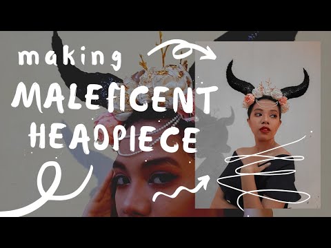 DIY Project || MALEFICENT Floral Headpiece
