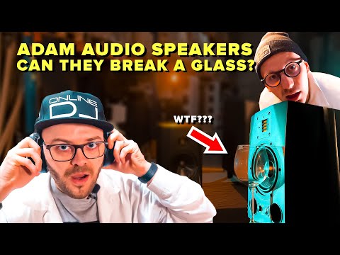 Which Adam Audio speaker can break a glass? 😱