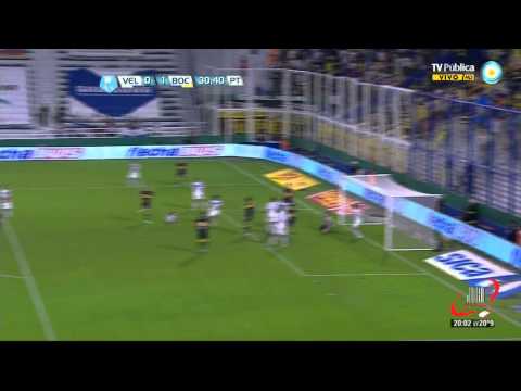 GOL DE SILVA - VELEZ 0 BOCA 1 - FECHA 16 (18 11 2012)