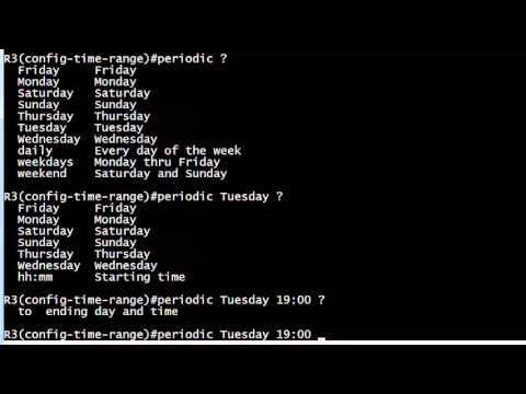 CCNA Free ACL Boot Camp (12/13):  Dynamic And Time-Based ACLs