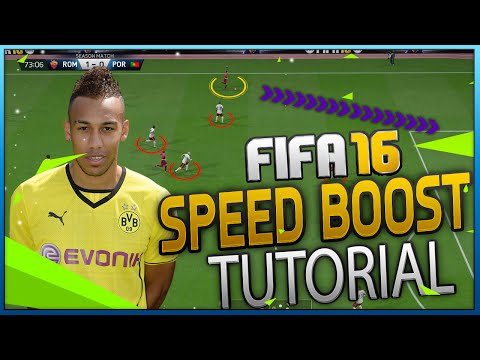 FIFA 16 Speed Boost Tutorial - How to Sprint Faster & Outrun Opponents / SPEED TRICK /  FUT & H2H