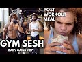 FULL BODY WORKOUT & CHIPOTLE MUKBANG | DAILY GAINS #27