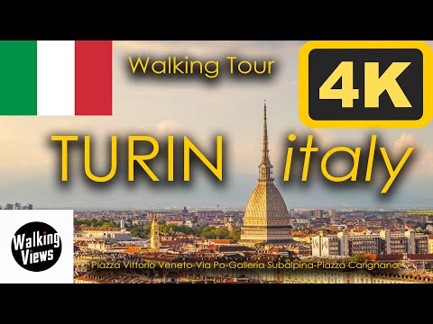 Discover Turin: A Walking Tour of Italy’s Hidden Gem | UHD 4K 60fps video with captions.