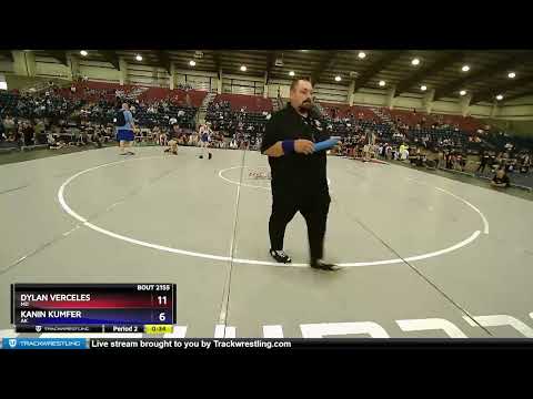 67 Lbs 1st Place Match - Dylan Verceles, MD Vs Kanin Kumfer, AK 9c35