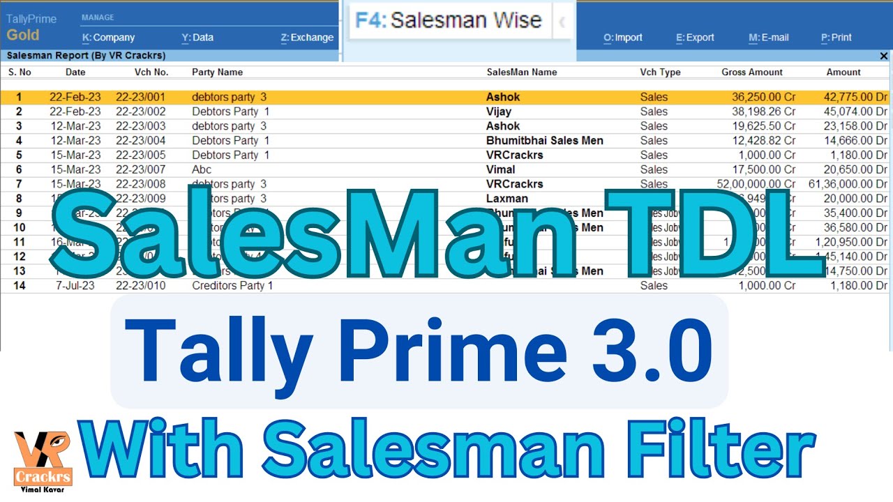 Watch Salesman TDL Video