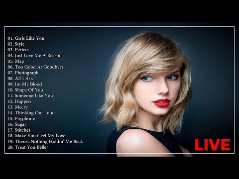 Pop song 2019 hits maroon 5 taylor swift ed sheeran adele shawn mendes charlie puth live 24 7