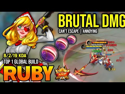 RUBY BEST BUILD 2023 | BUILD TOP 1 GLOBAL RUBY GAMEPLAY | MOBILE LEGENDS✓