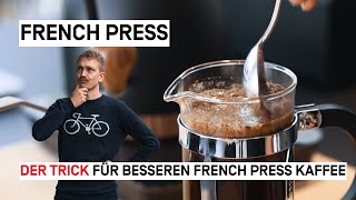 French Press machen | Anleitung Kaffee Zubereitung Stempelkanne