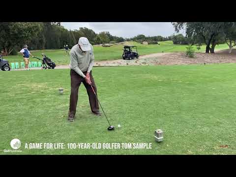 A game for life: 100 year old golfer Tom Sample still plays twice a week | Golf Australia