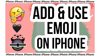 How to add and use emoji keyboard in iPhone? (Hindi)