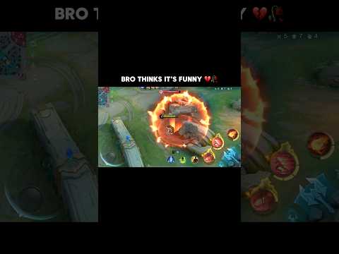 BRO THINKS IT’S FUNNY 💔🥀 #MLBB #MLBBCreator #MLBBNEXT2025 #mobilelegends #Dyr #dyrroth