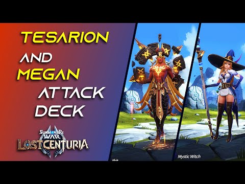 Tesarion And Megan Combo Attack Deck Is Amazing In Summoners War Lost Centuria