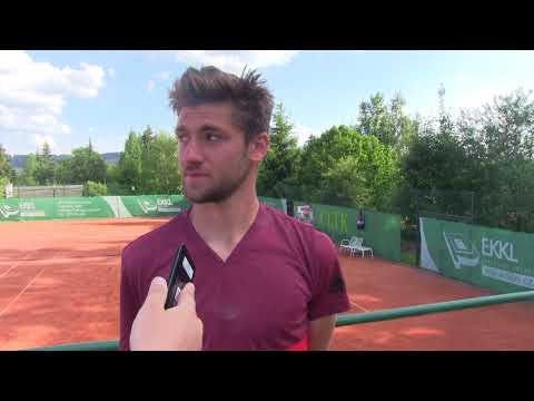 Patrik Rikl po vítězství v 1. kole JABLONEC NAD NISOU OPEN 2018