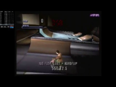 Tony Hawk's Pro Skater Any% Speedrun 4:48.17