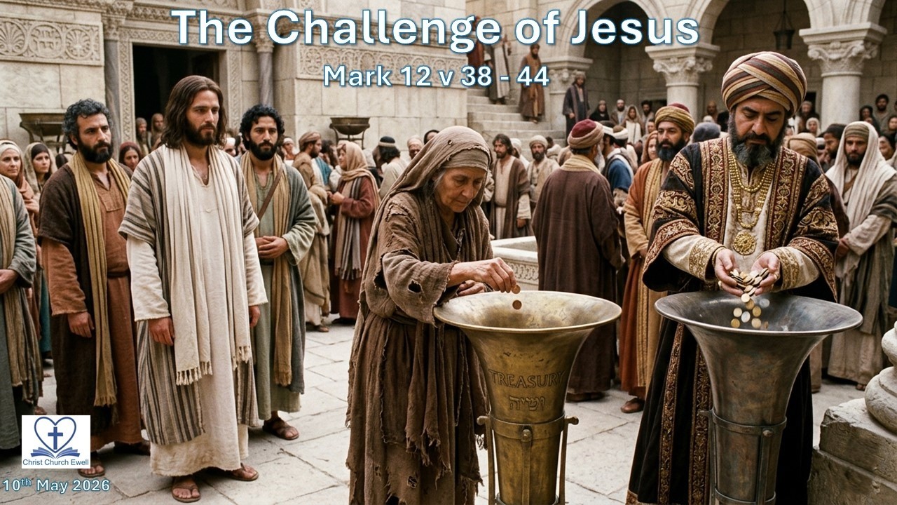Christian Giving Part 3: "The Challenge of Jesus - The Widow's Offering" - Mark 12: 38-44 (10/5/26)