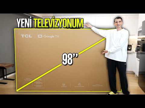 Vinçle Getirilen Yeni DEVASA Televizyonum!