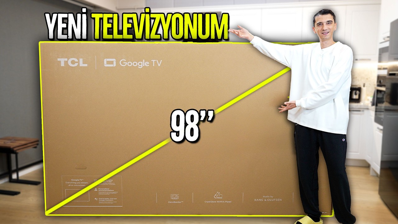 Eve Vinçle Gelen YENİ TELEVİZYONUM!