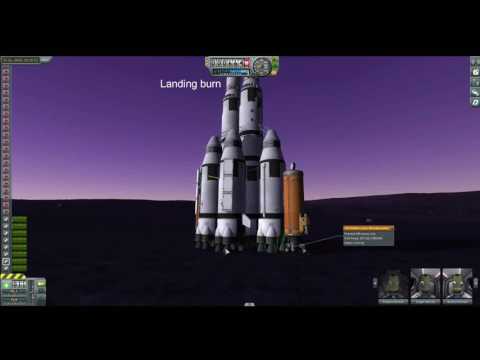 Kerbal Space Program (Stock Version) Crewed Eve Landing with Trip to Gilly and Return to Kerbin