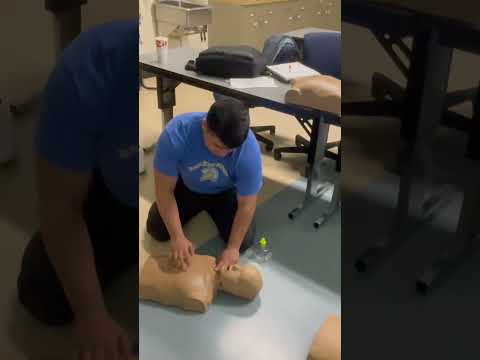 AHA CPR/BLS!#cpr #cprtraining #cprogramming #cprcertified #cprsaveslives #cprsenscience #emt