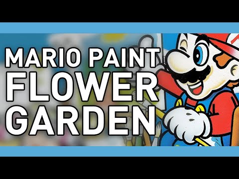 Mario Paint - Flower Garden (cover)