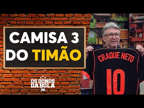 Craque Neto ganha nova camisa do Corinthians