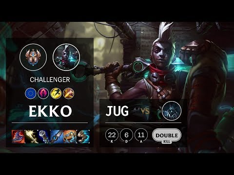 Ekko Jungle vs Karthus - EUW Challenger Patch 10.7