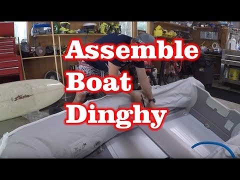 Build / Assemble 9' Inflatable Boat Tender Raft PVC Dinghy