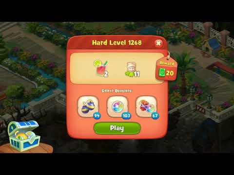 Gardenscapes Level 1268