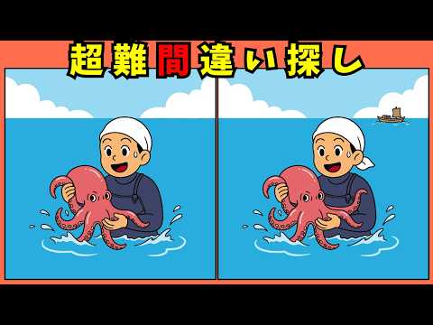漁師のお仕事の間違い探し動画 - タップで再生